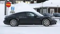 2024 Porsche Taycan facelift spy photo