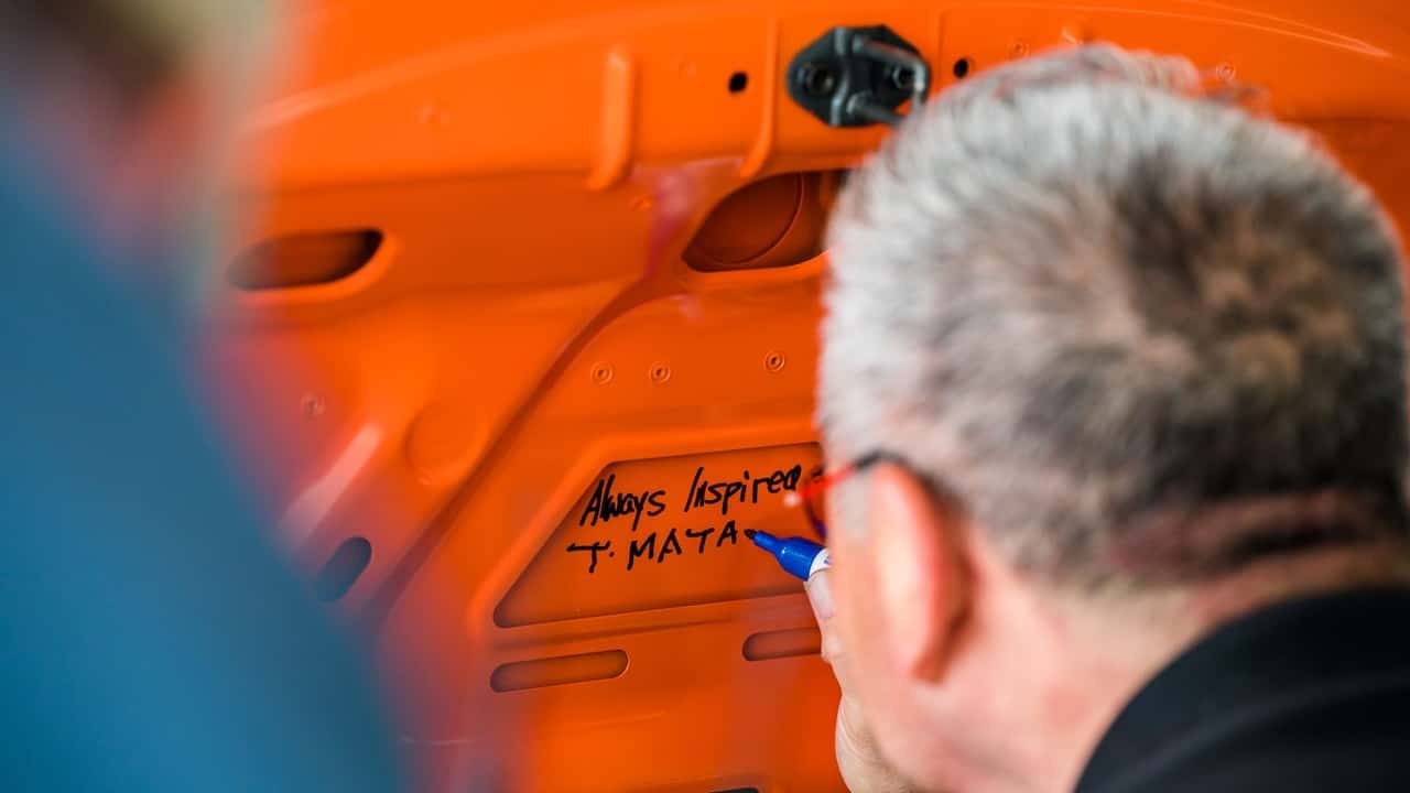 Mazda designer Tom Matano