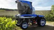 Straddle Tractor Concept di New Holland