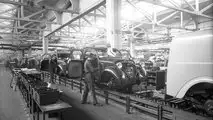 Fiat 500 Topolino in produzione a Mirafiori nel 1939