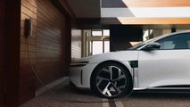 Lucid Air charging at home charger