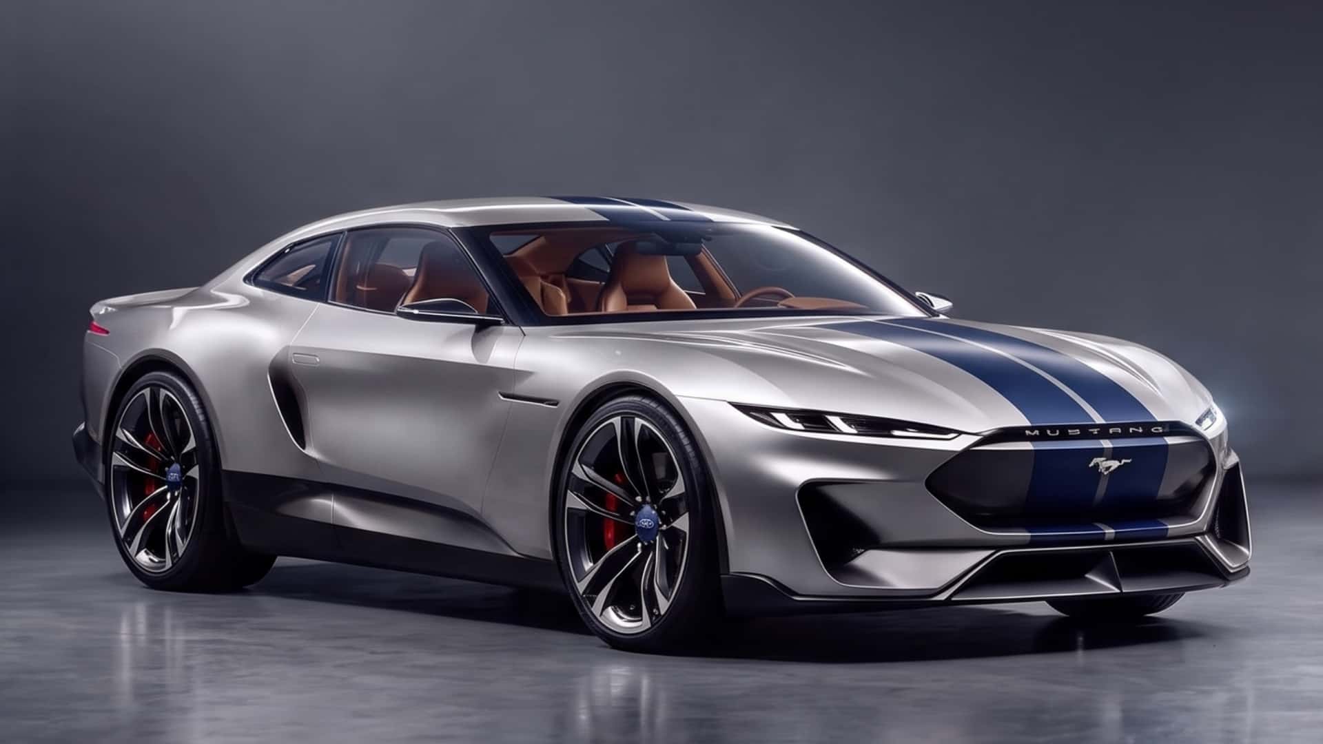 Ford Mustang 未來概念渲染圖：更精緻、更具跑格的想像