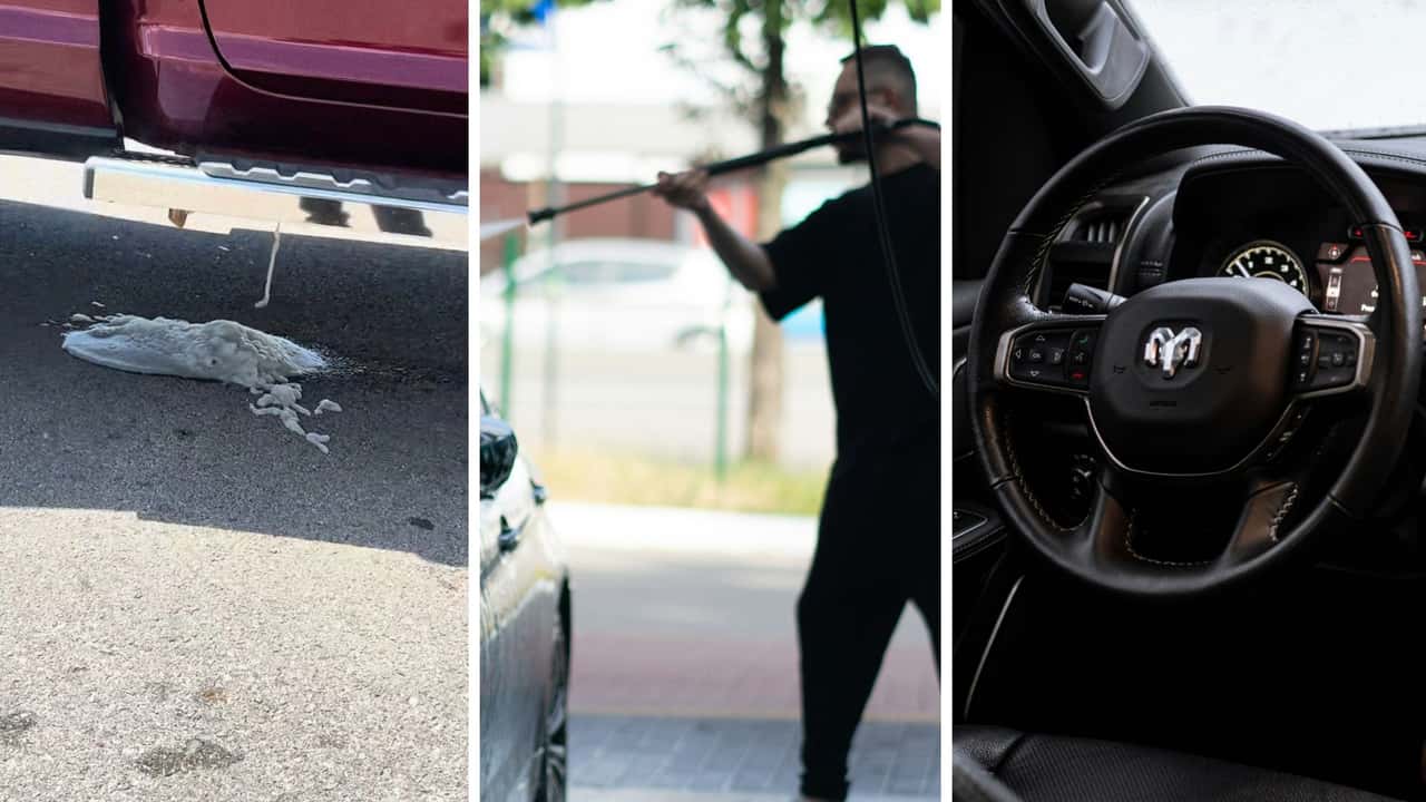 Man takes Dodge to the car wash. Then the muffler starts leaking soap
