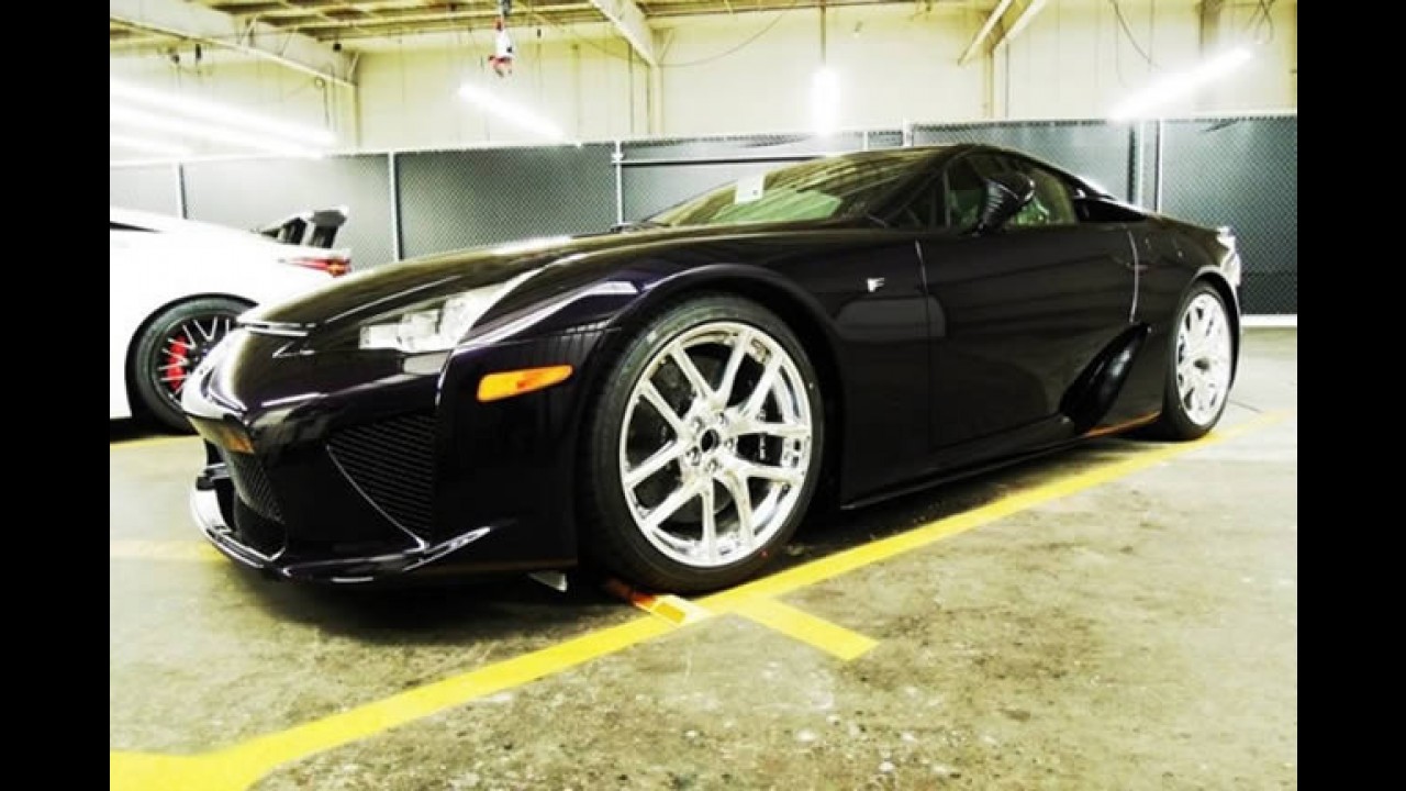 Filho único: Lexus mostra LFA Black Amethyst