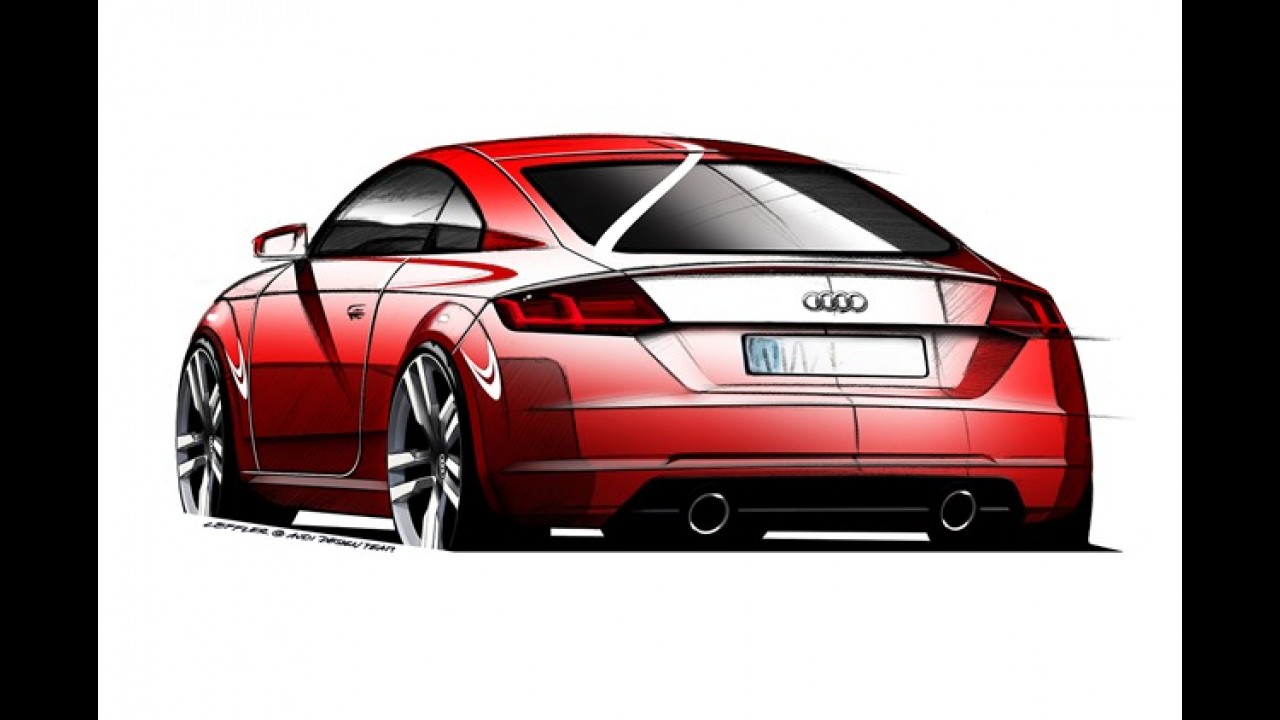 Audi TT 2015: esboço oficial vaza revelando novo estilo