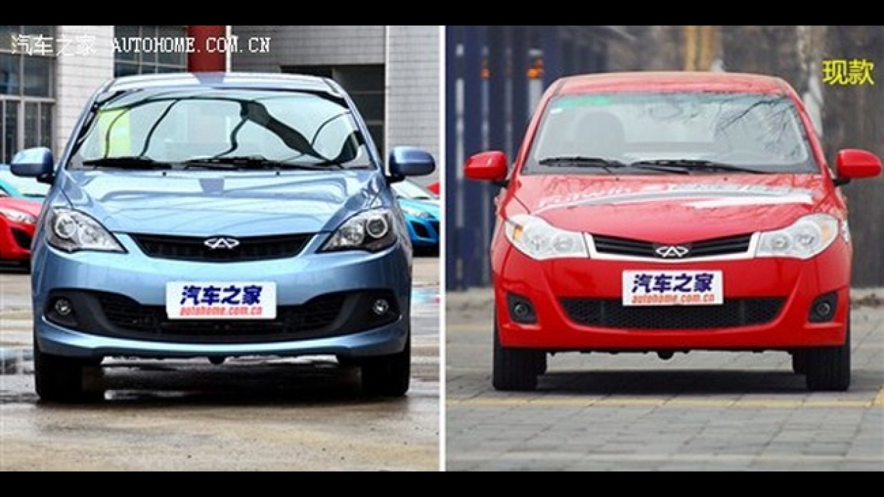 Chery Celer muda por dentro e por fora na China - Modelo será produzido aqui até 2014