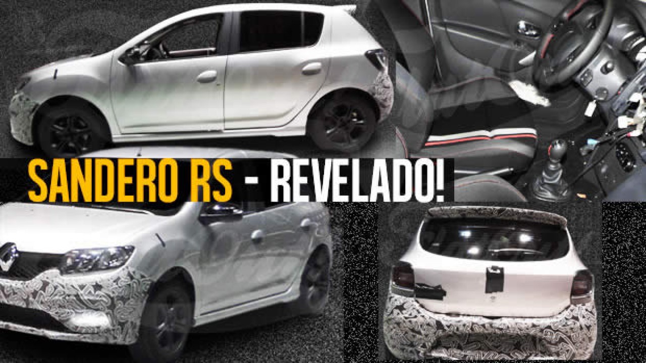 Renault confirma Sandero RS: esportivo terá motor 2.0 e câmbio de seis marchas