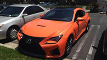 Lexus RC F with Solar Flare paint