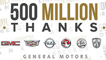 GM builds their 500 millionth vehicle