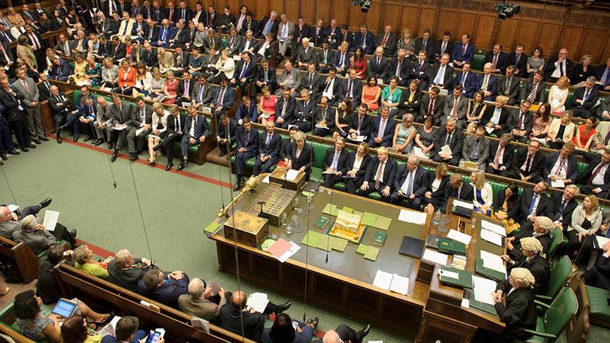 MPs debate issues in the House of Commons chamber