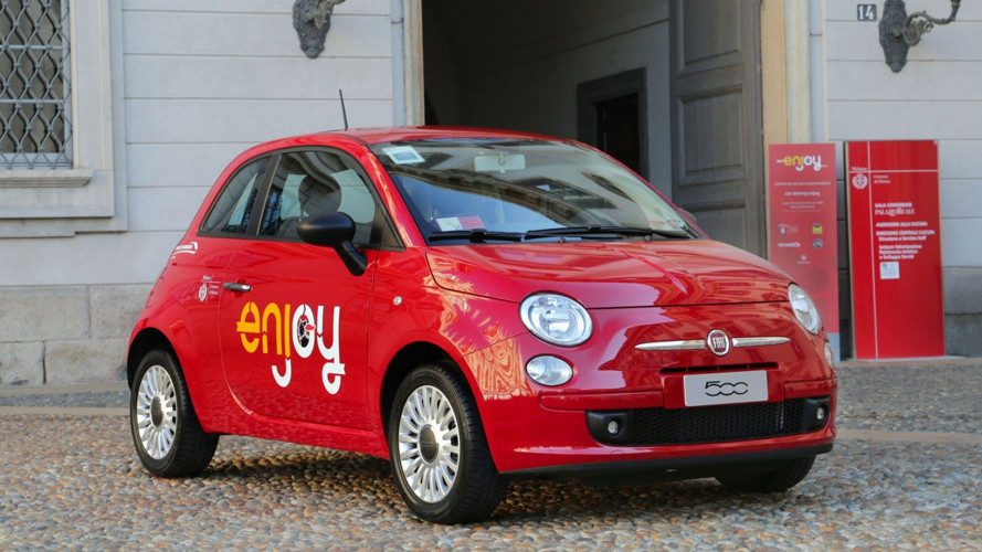 Il car sharing Enjoy a Roma avrà 900 Fiat 500 rosse