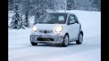 Nuove smart Brabus fortwo e forfour, foto spia