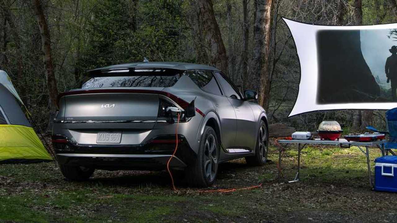 2022 Kia EV6 (US) - vehicle-to-load (V2L) power export