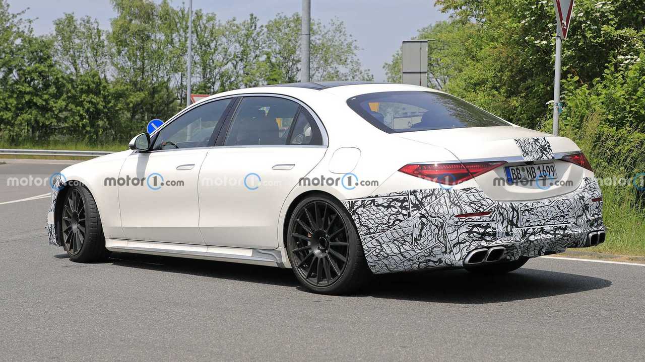 Mercedes-AMG S 63e 2021, fotos espía