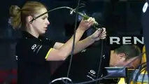 Pippa Lodge, mecánica especialista en hidráulica de F1