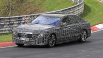 2022 BMW 7 Serisi yeni casus fotoğraflar (Nürburgring)