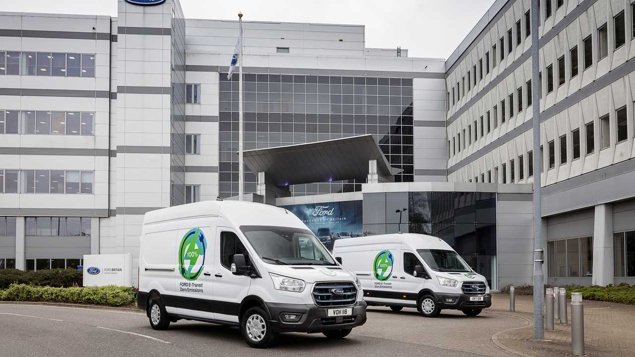Ford E-Transit Trials - ricarica