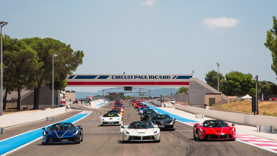 Ferrari 70 ans au Paul Ricard
