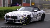2018 BMW Z4 screenshot from spy video