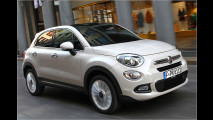Platz 6: Fiat 500X 1.6 e-torQ 4x2 Pop, 110 PS, 16.950 Euro
