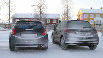 High Performance 2013 Peugeot 208 GTI prototype spy photo