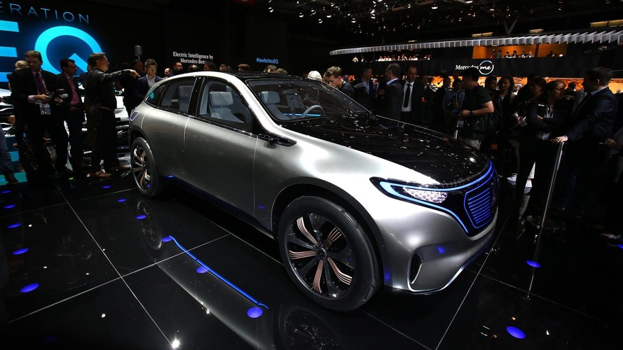 Mercedes Generation EQ concept live at 2016 Paris Motor Show
