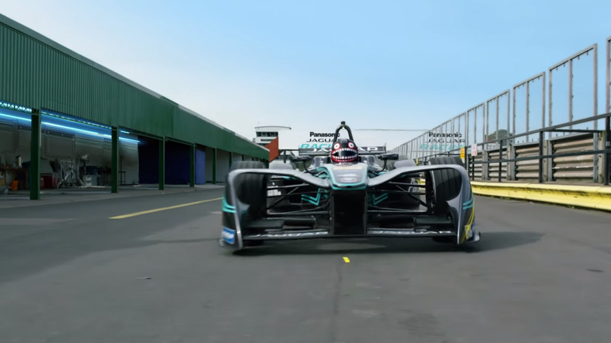 Jaguar and Gorillaz in Formula e