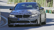 2017 BMW M4 facelift spy photo