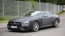 2016 Mercedes SL63 AMG facelift spy photo