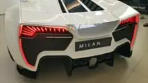 Milan Red Hiper Otomobili Detaylı Görüntüleri