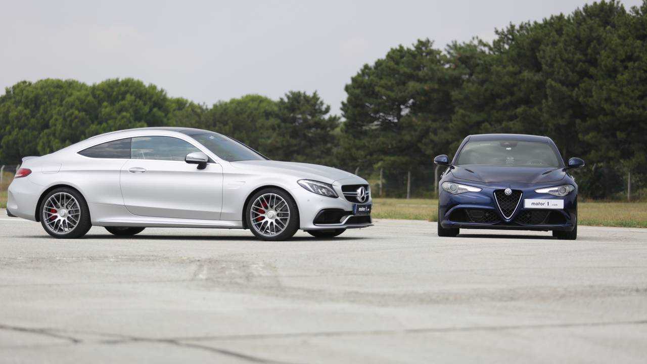 Mercedes-AMG C63S Coupe vs Alfa Romeo Giulia QV