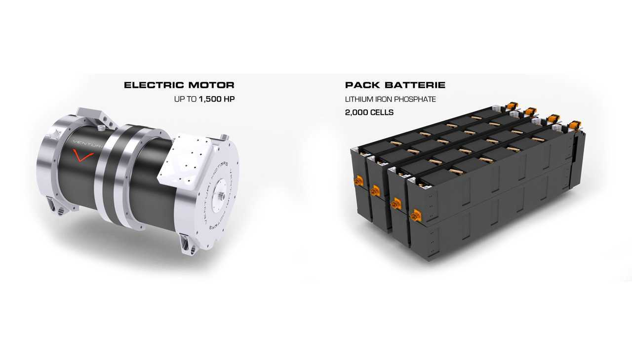 Venturi VBB-3 motor and battery