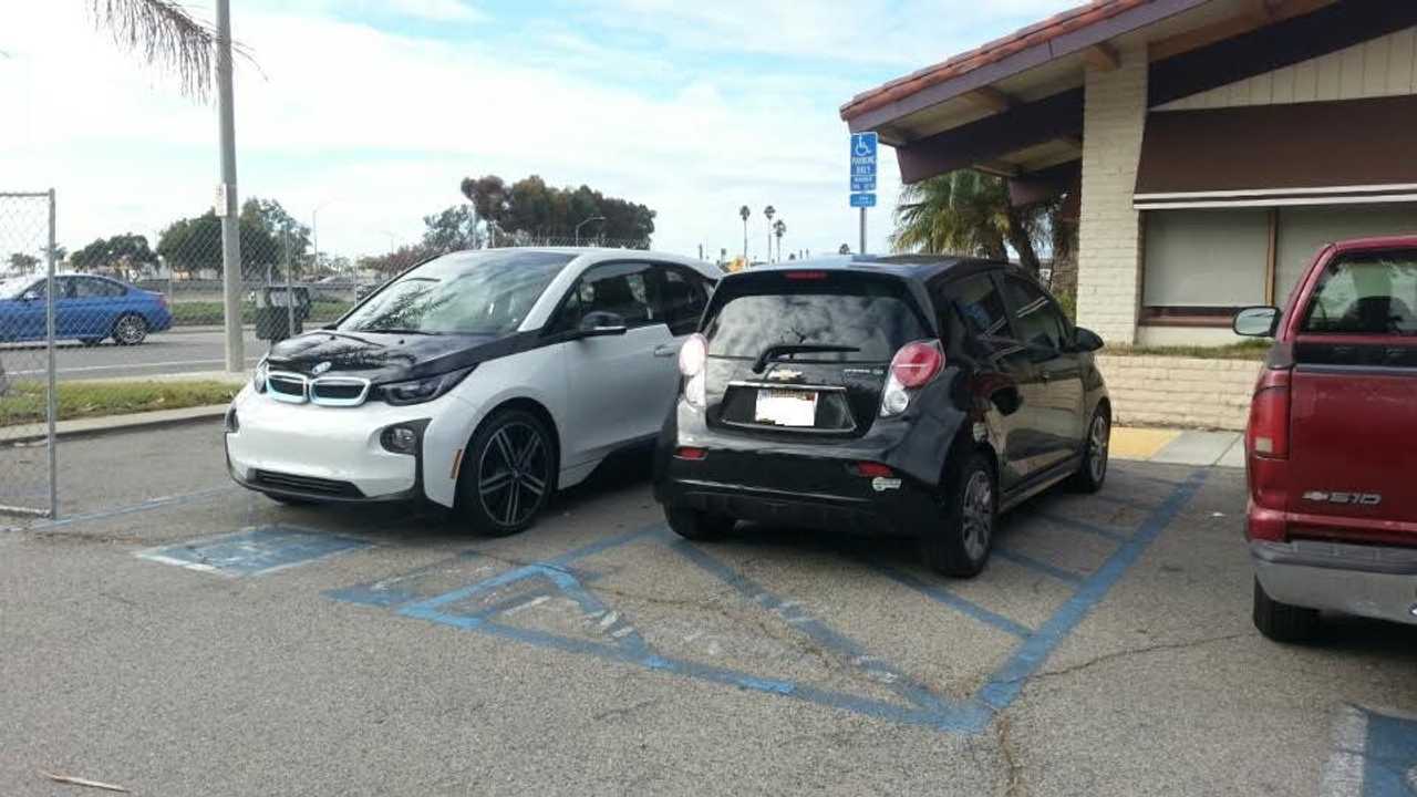 BMW i3 And Chevrolet Spark EV Size Comparison