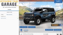 2021 Ford Bronco Interactive Garage Configurator