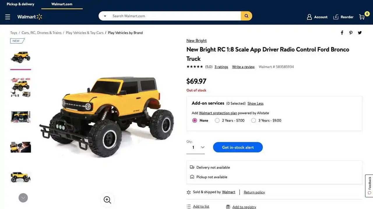Get A 2021 Ford Bronco R/C For $70, But 