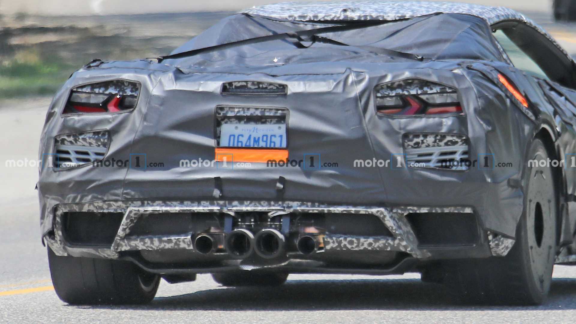 C8 Corvette Z06 Spied Wearing Massive CountachSized Rear Tires