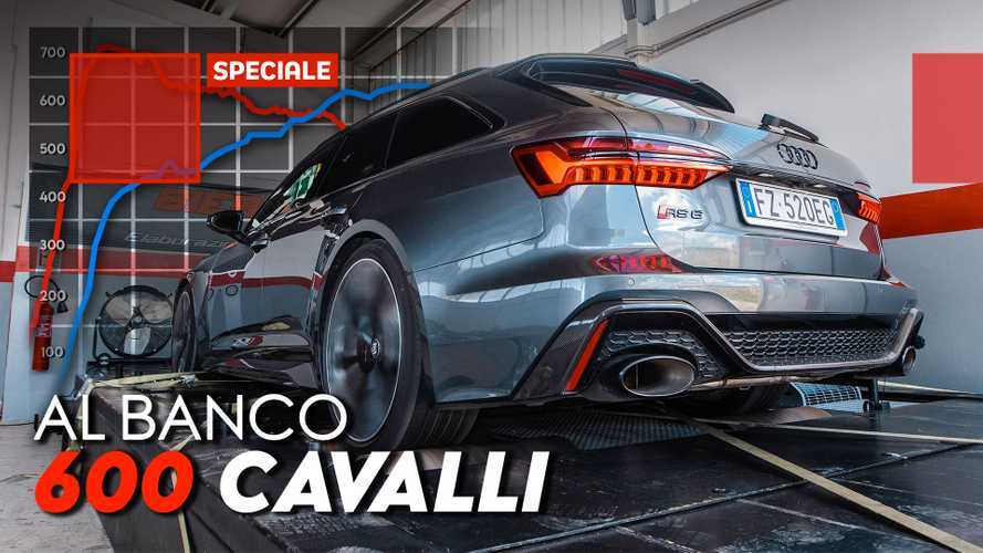 Audi RS 6 Avant, la vera potenza misurata nel "dyno test"