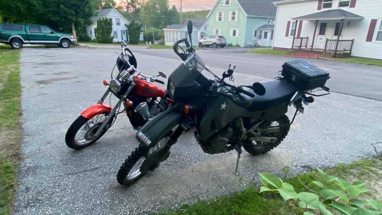 KLR and Honda Shadow