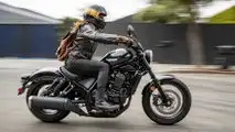 2021 Honda Rebel 1100, Action, City, Profile, Right, Female Rider