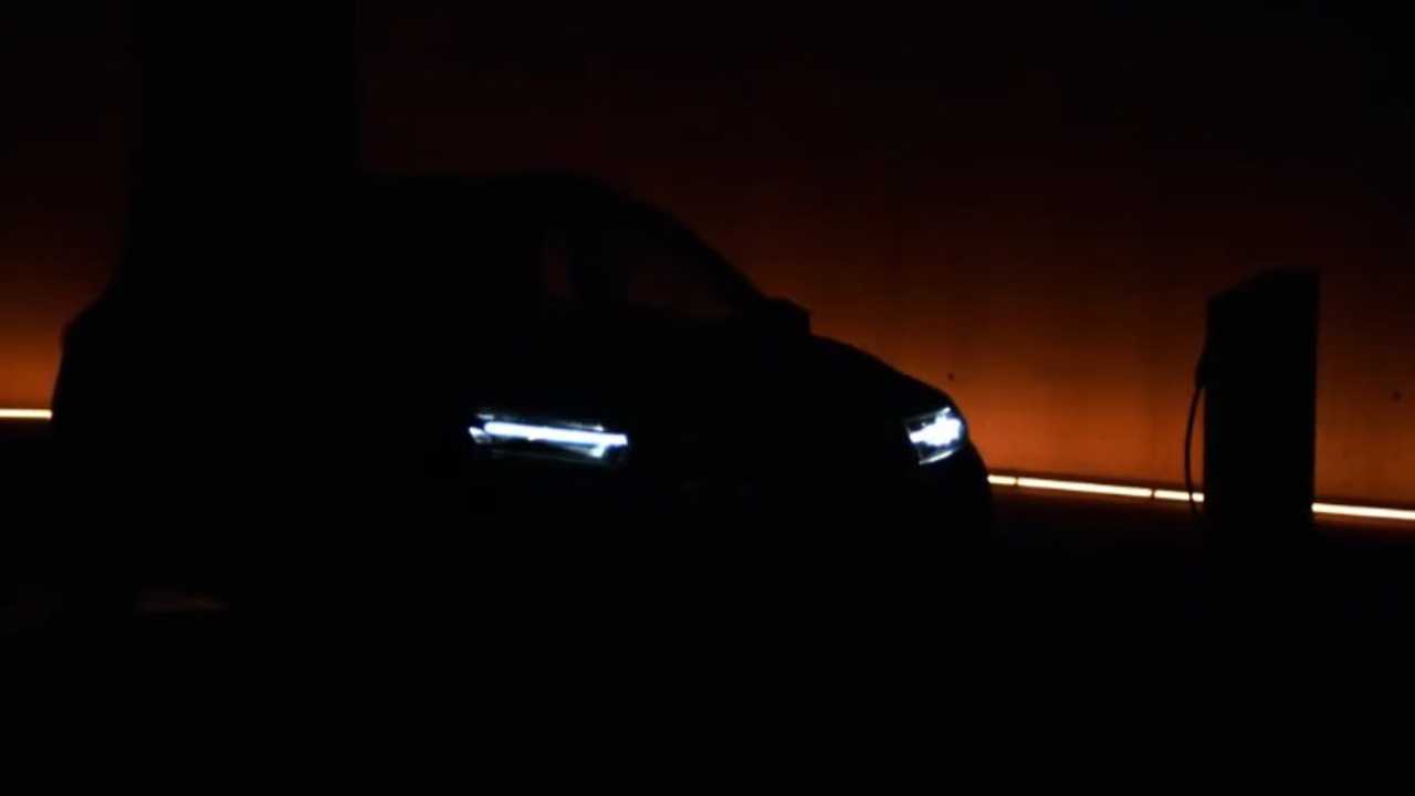 Teaser of the all-electric Dacia Spring