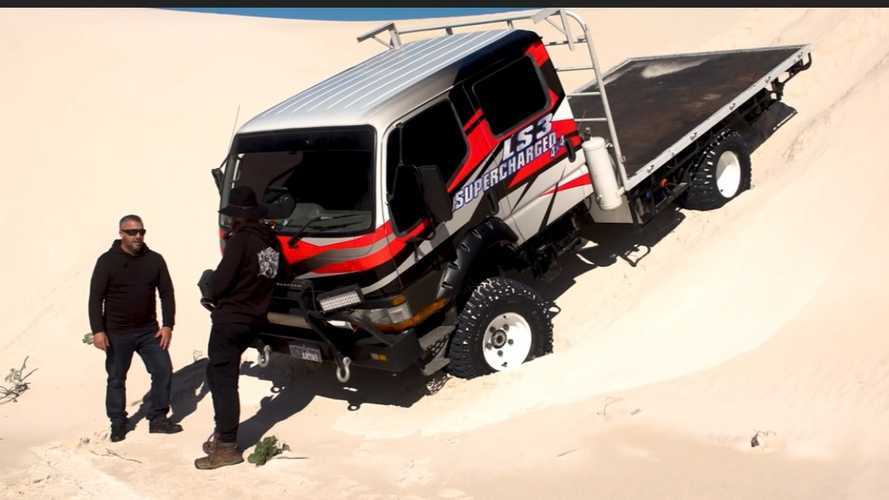 Mitsubishi Canter Camper Has A V8, Can Go Anywhere