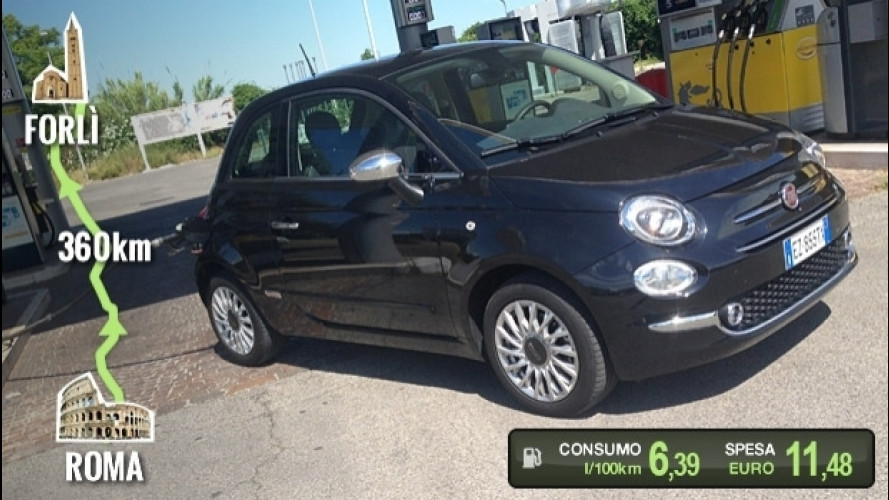 Fiat 500 1.2 GPL, la prova dei consumi reali