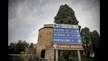 Drive in Italy | Val d'Orcia, Jaguar XF 001