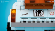 La Fiat 500 fatta di mattoncini Lego