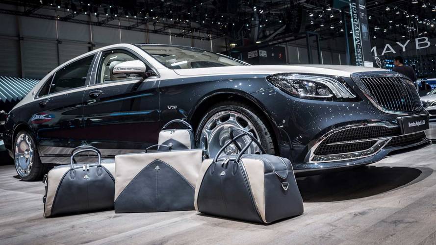 mercedes benz luggage set
