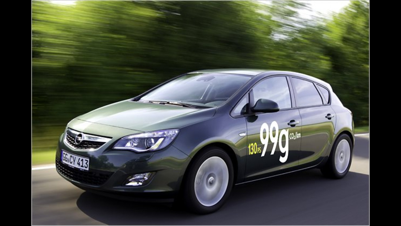 Spar-Astra so sparsam wie der Golf BlueMotion