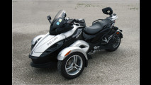 Motorrad mit drei Rädern