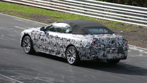 BMW 6 Series convertible spy photo at Nurburgring