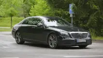 Mercedes S Class facelift spy photo