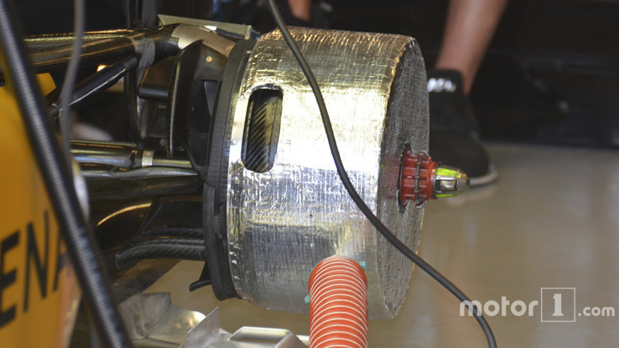 Renault Sport F1 Team RS16 rear brake duct detail